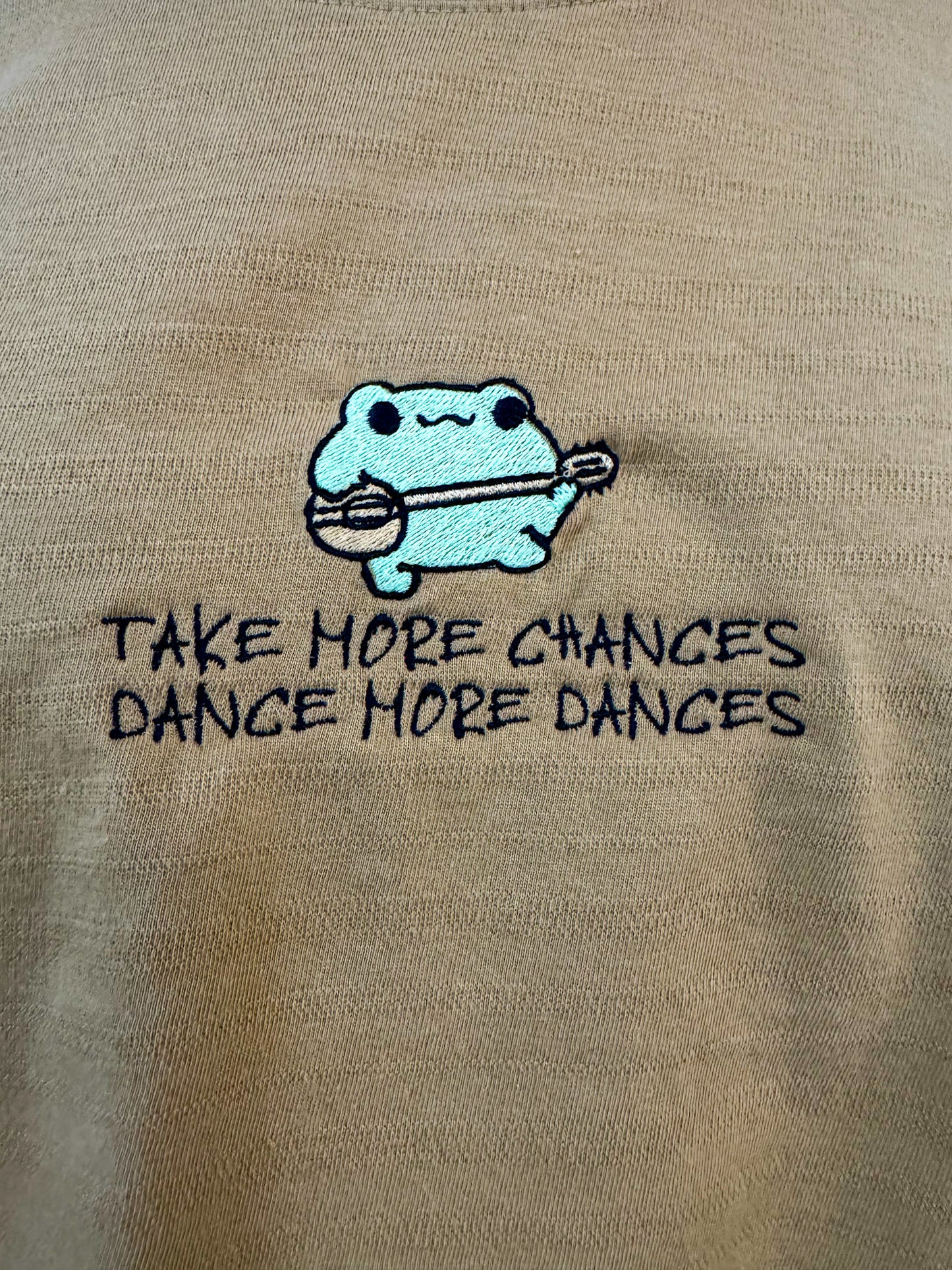 Dancing Frog Yellow T-Shirt L