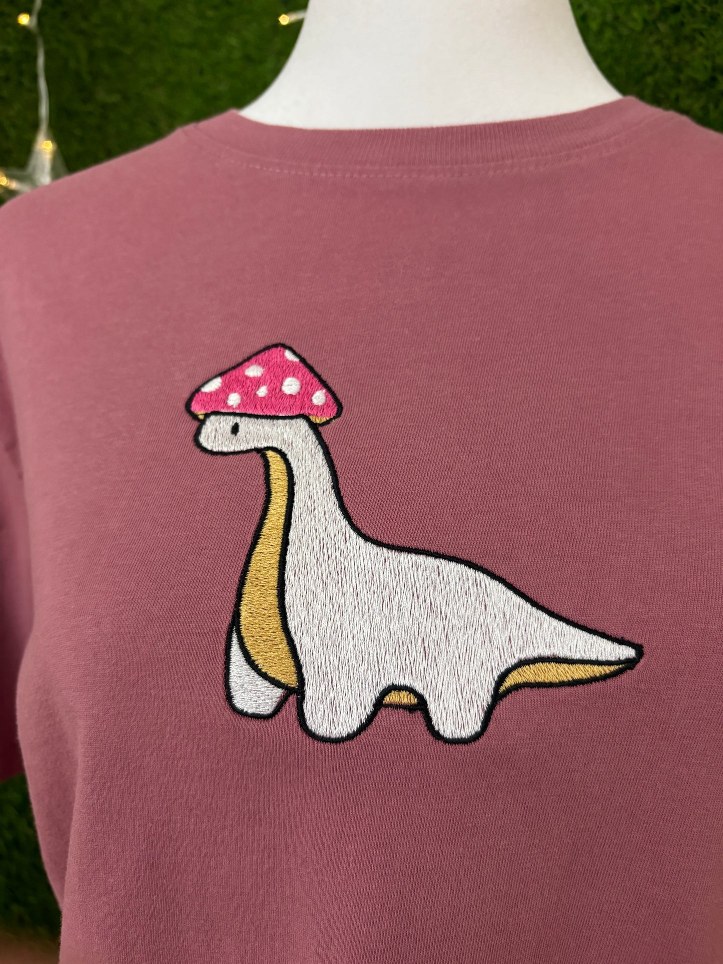Mushroom Dino Red T-Shirt S