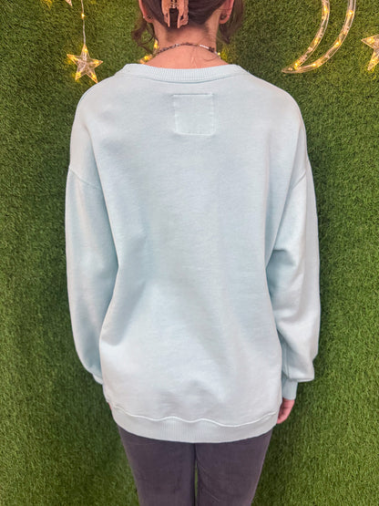 Slow Fashion Light Blue Crewneck S