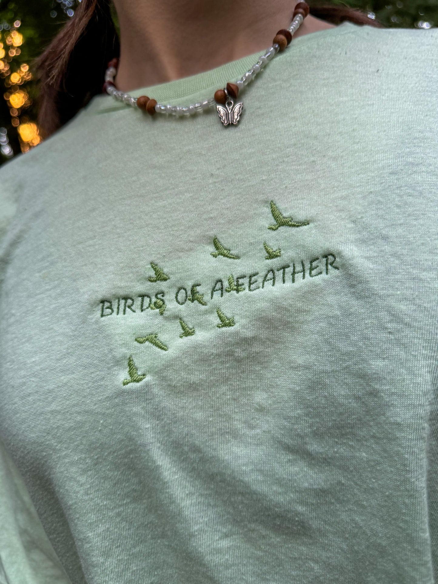 Birds of a Feather Jersey Tee XL