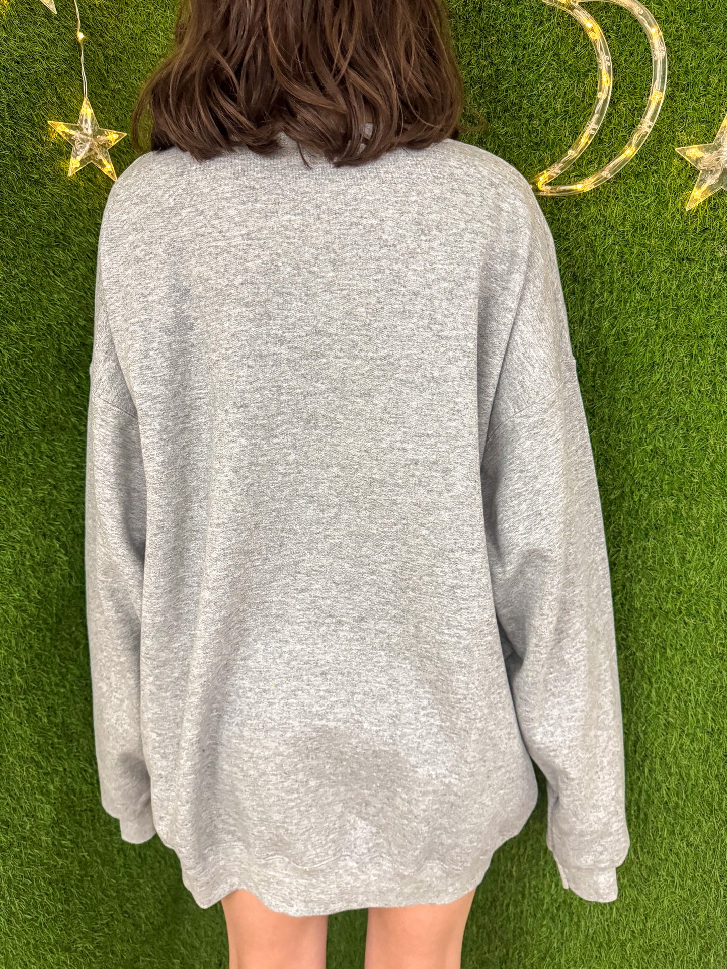 Eat the Rich Grey Crewneck Sweatshirt XL