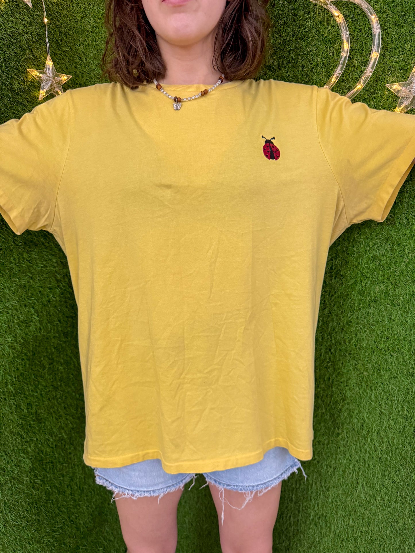 Ladybug Yellow T-Shirt XL