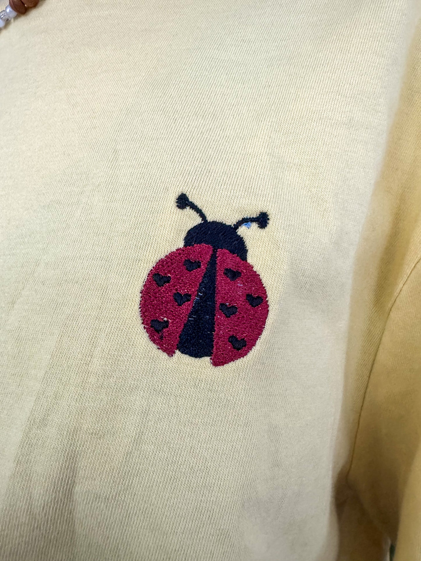 Ladybug Yellow T-Shirt XL