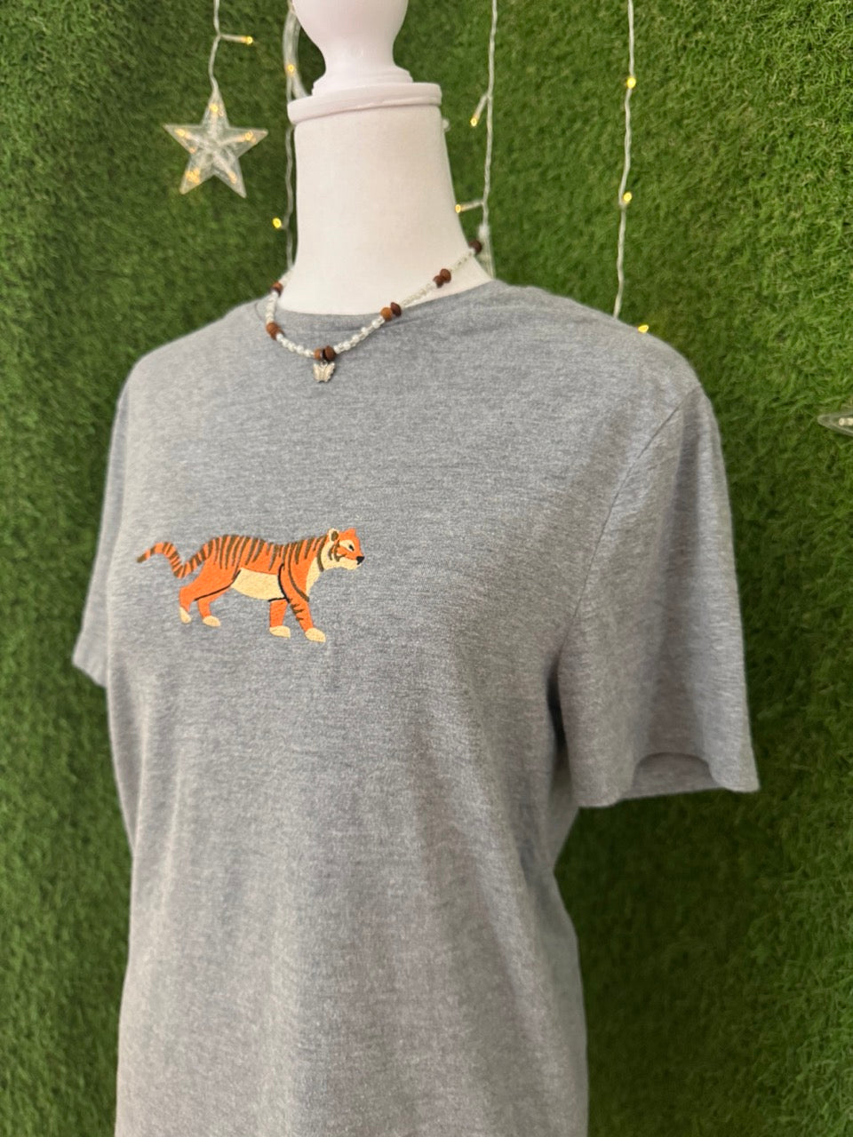 Grey Tiger T-Shirt S