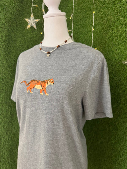 Grey Tiger T-Shirt S