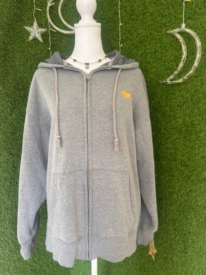 Goldfish Grey Zip Up Hoodie XS
