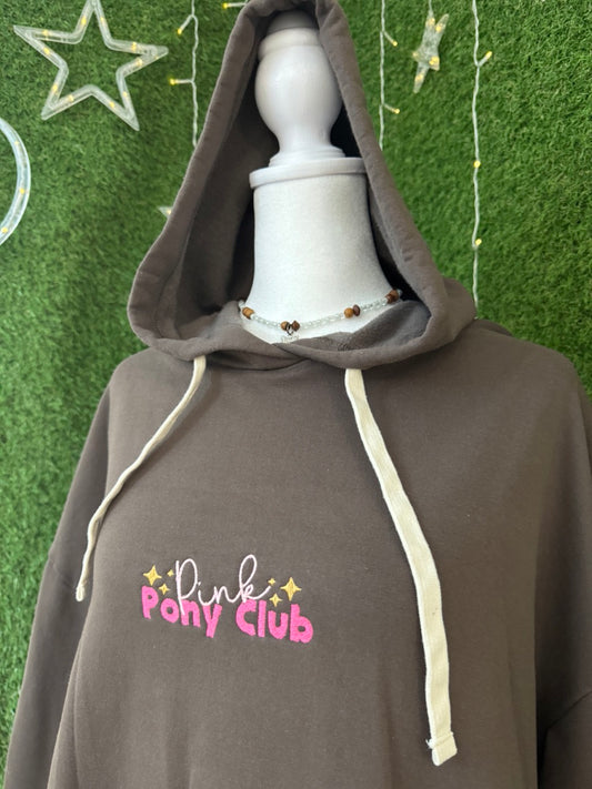 Pink Pony Club Brown Hoodie M